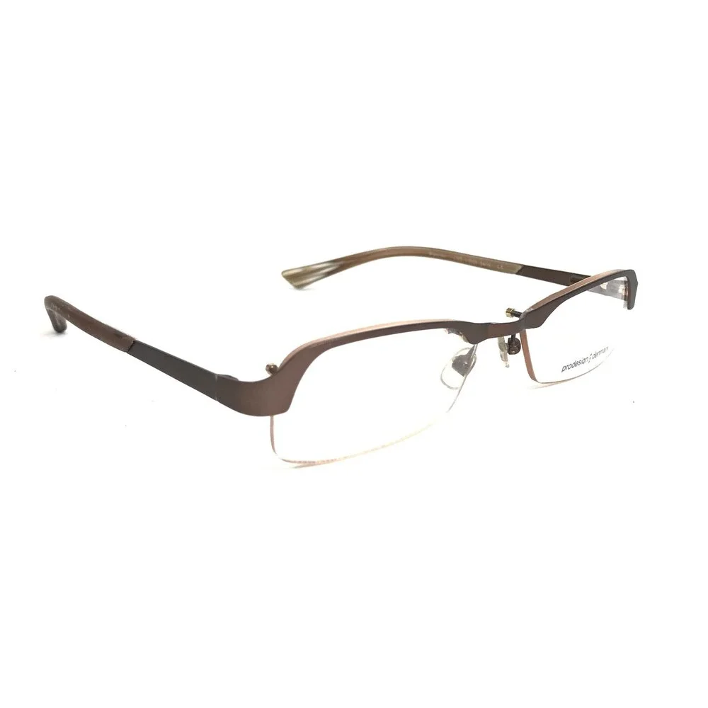 Prodesign Denmark Eyeglasses Frames 4102 5031 Brown Rectangular 54-15-135